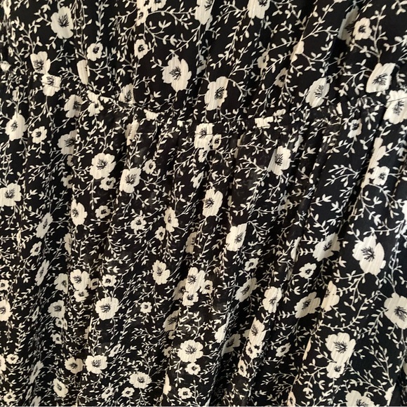 Mango Chiffon Floral Print Dress New - Picture 6 of 6